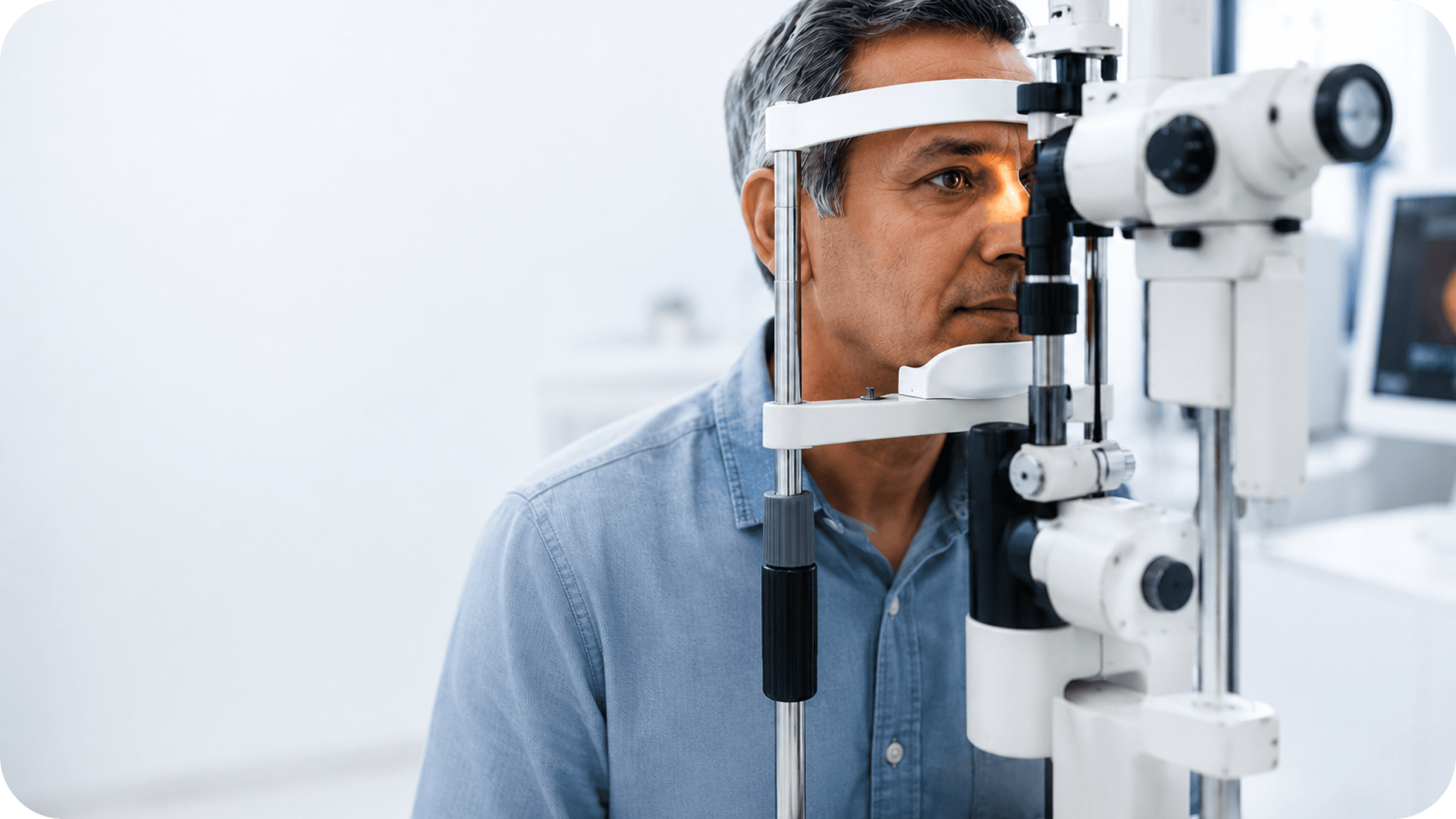 Normal eye alignment and squint eye comparison