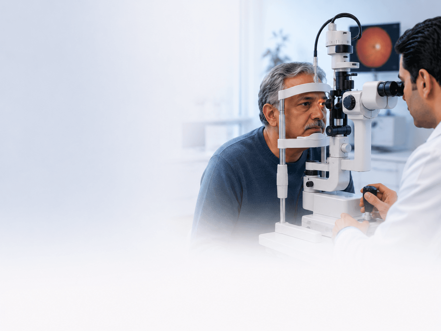 Optic nerve examination for glaucoma